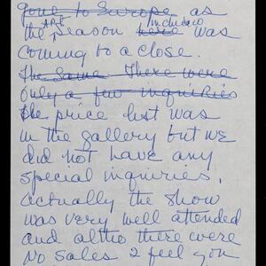 a page of handwritten text