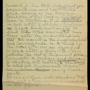 a page of handwritten text