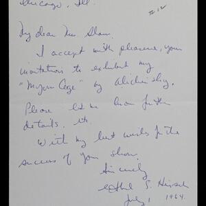 a page of handwritten text