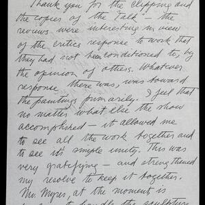a page of handwritten text