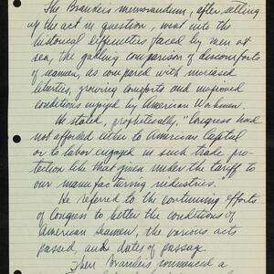 a page of handwritten text