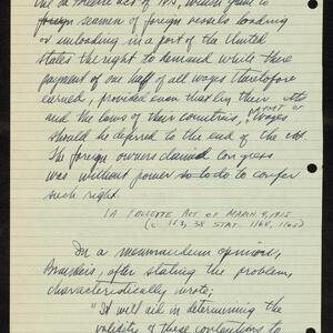 a page of handwritten text