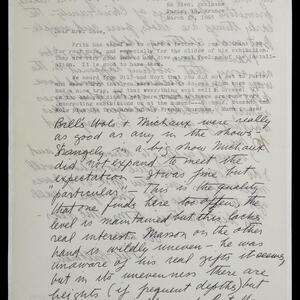 a page of handwritten text