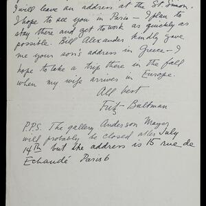 a page of handwritten text