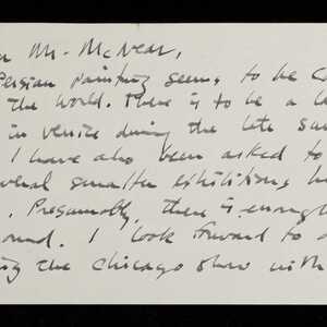 a page of handwritten text