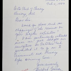 a page of handwritten text