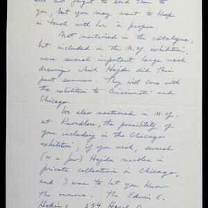 a page of handwritten text