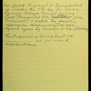 a page of handwritten text