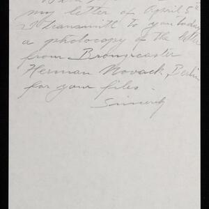 a page of handwritten text
