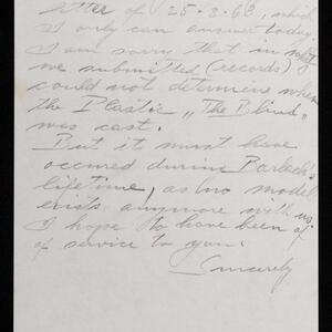 a page of handwritten text