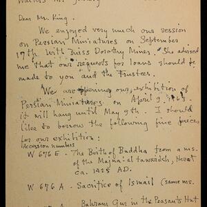 a page of handwritten text