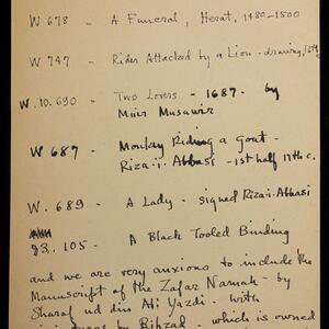 a page of handwritten text