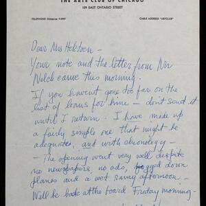 a page of handwritten text