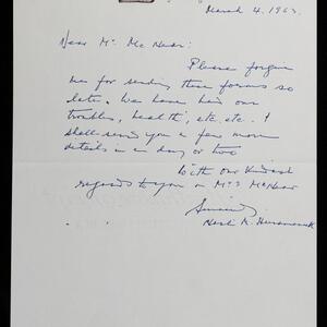 a page of handwritten text