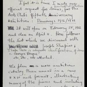 a page of handwritten text