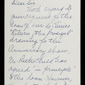 a page of handwritten text