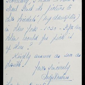 a page of handwritten text