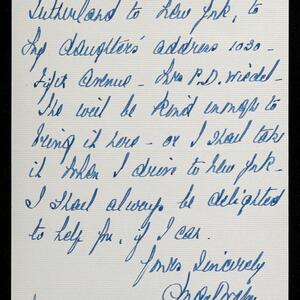 a page of handwritten text