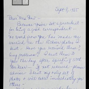 a page of handwritten text