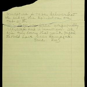 a page of handwritten text