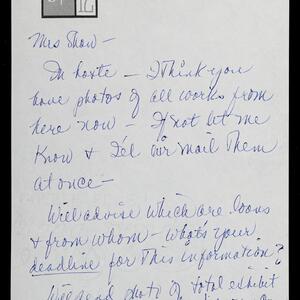 a page of handwritten text