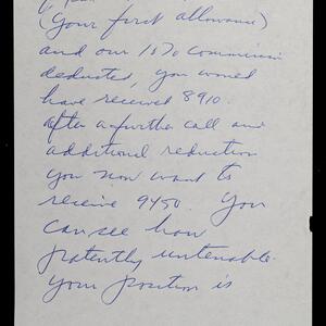a page of handwritten text