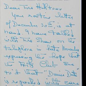 a page of handwritten text