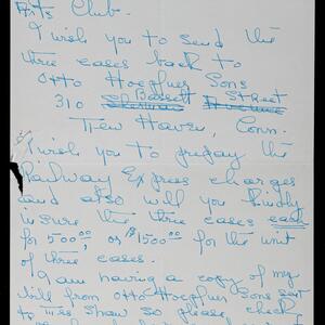 a page of handwritten text