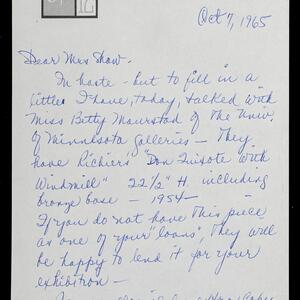 a page of handwritten text