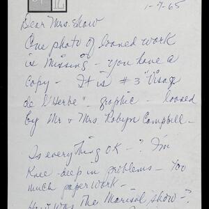 a page of handwritten text