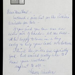 a page of handwritten text