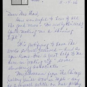 a page of handwritten text
