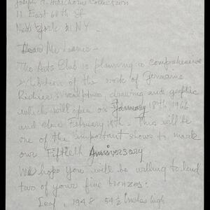 a page of handwritten text