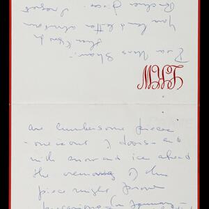 a page of handwritten text