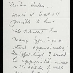 a page of handwritten text