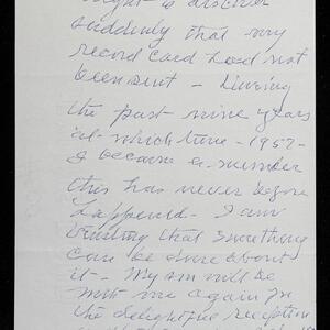 a page of handwritten text