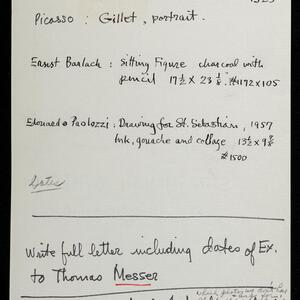 a page of handwritten text