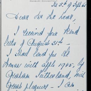 a page of handwritten text
