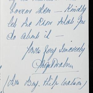 a page of handwritten text
