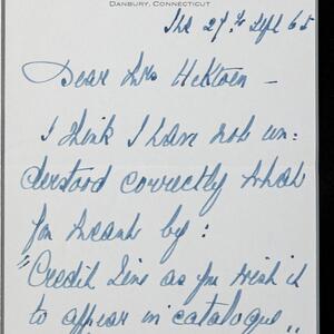 a page of handwritten text