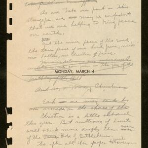 a page of handwritten text