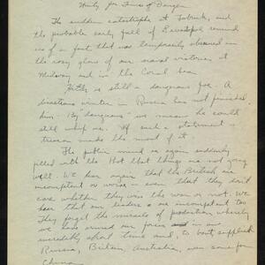 a page of handwritten text