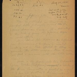 a page of handwritten text