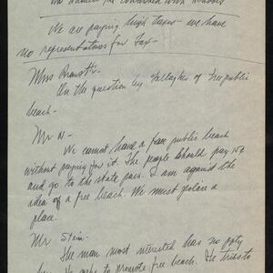 a page of handwritten text