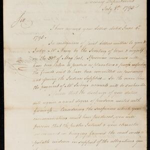 a page of handwritten text