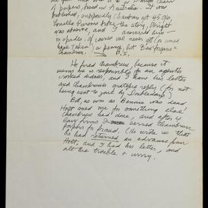 a page of handwritten text