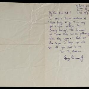 a page of handwritten text