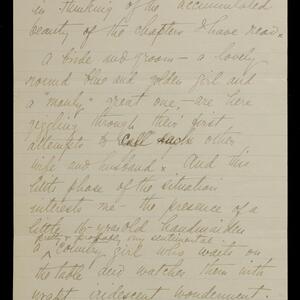 a page of handwritten text