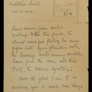 a page of handwritten text