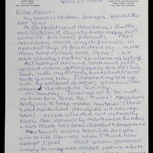 a page of handwritten text